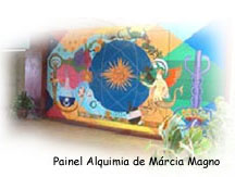 Painel Alquimia de Mrcia Magno